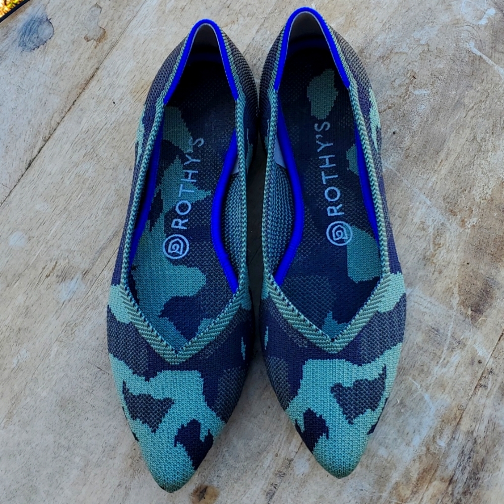 ROTHY'S CAMO WOMEN FLAT SHOES